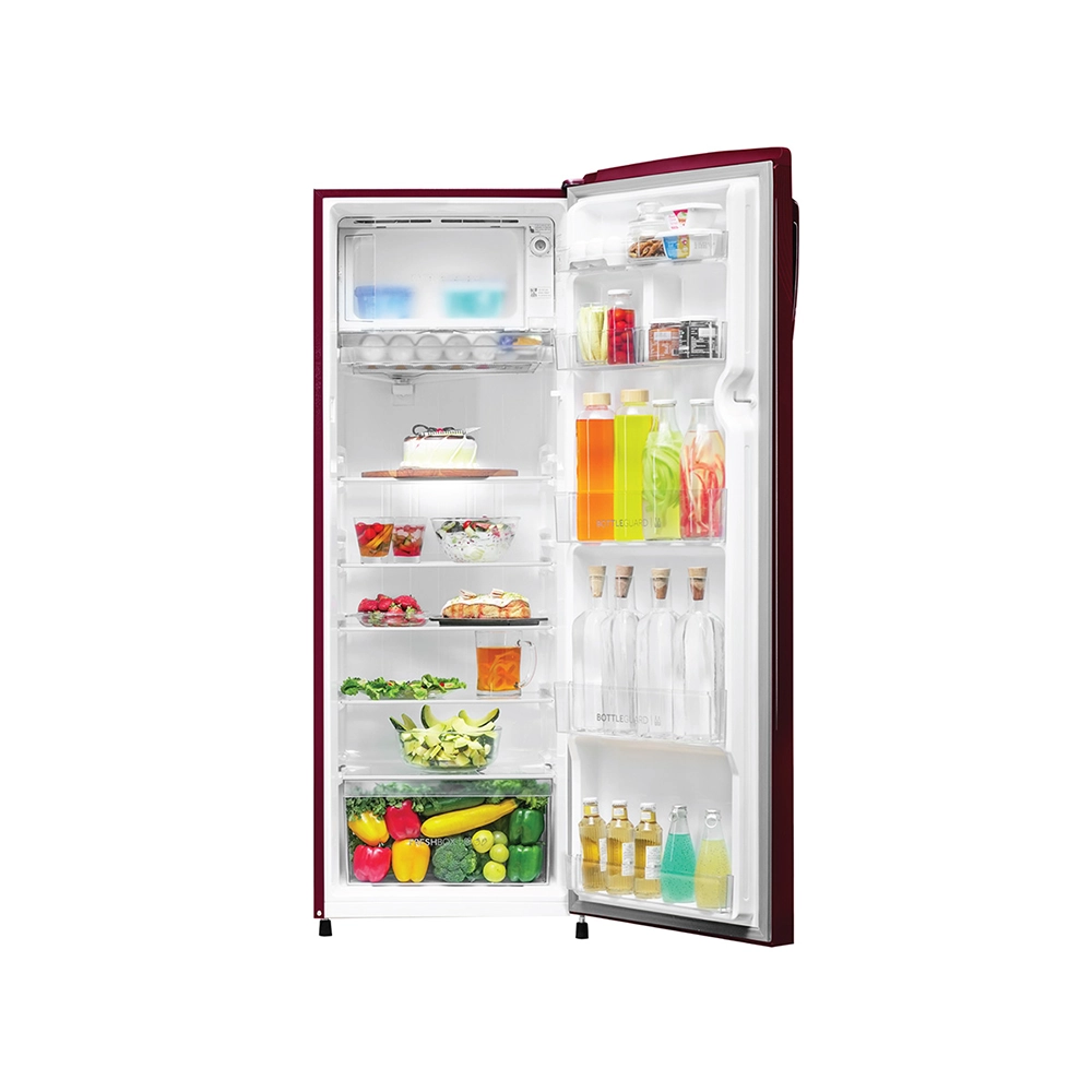 Haier 253 L  2 Star  Red Karen  Single Door Refrigerator